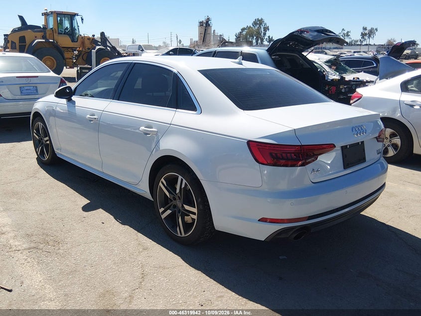 Vin: wauenaf49hn035171, lot: 46820164, audi a4 2.0t premium 20173