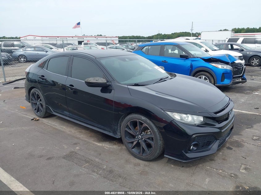 Vin: shhfk7h47ku207380, lot: 46820178, honda civic sport 20191