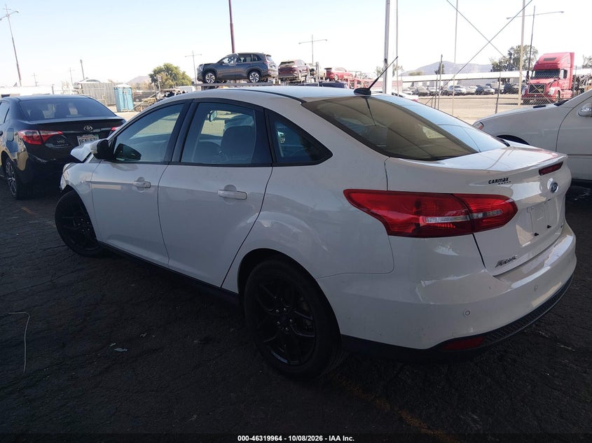 Vin: 1fadp3f29gl351513, lot: 46820186, ford focus se 20163