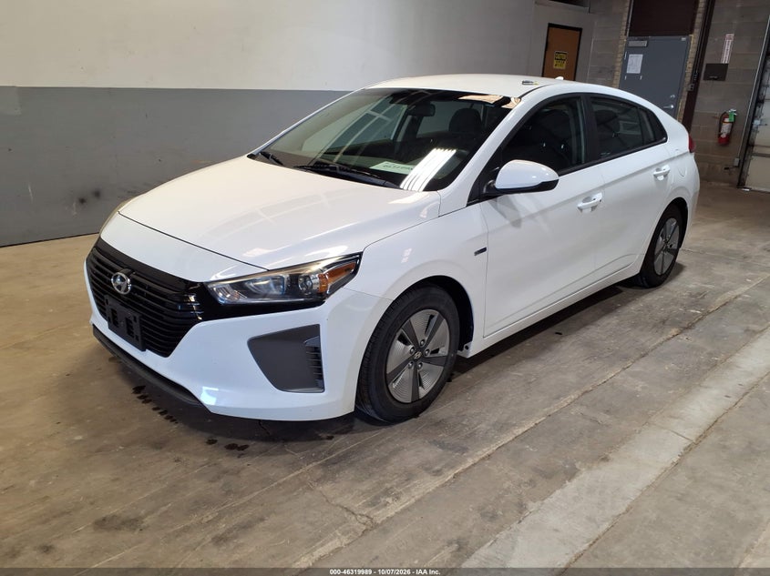 Vin: kmhc65lc1ku160166, lot: 46820211, hyundai ioniq hybrid blue 20192