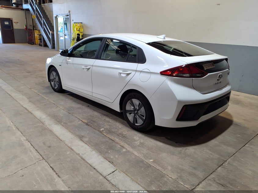 Vin: kmhc65lc1ku160166, lot: 46820211, hyundai ioniq hybrid blue 20193