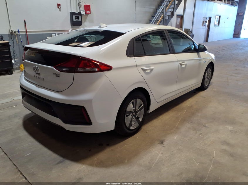 Vin: kmhc65lc1ku160166, lot: 46820211, hyundai ioniq hybrid blue 20194