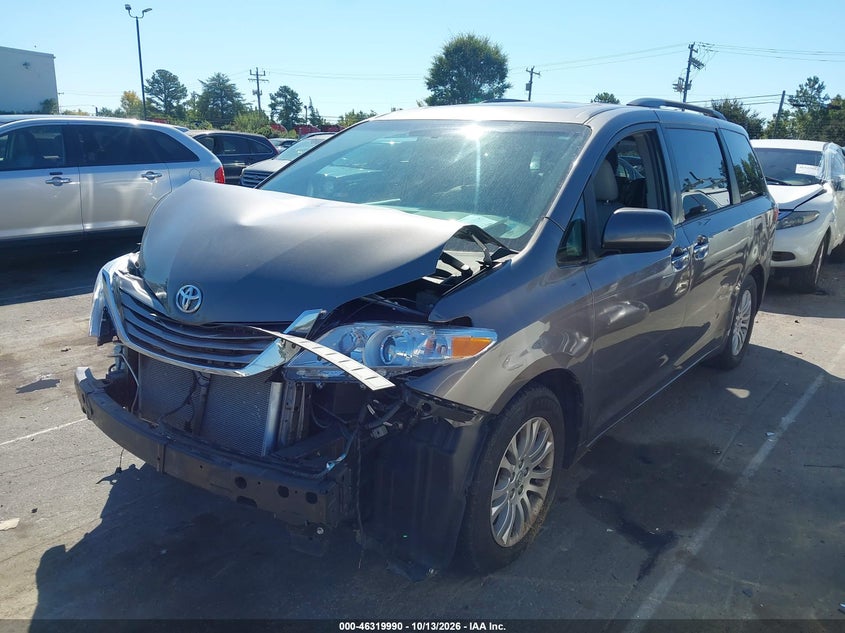 2016 TOYOTA SIENNA VIN 5TDYK3DC4GS725837 — фото 2