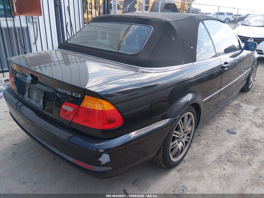 BMW 325CI 2004 VIN WBABW33444PL28877