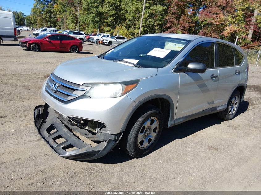 2013 Honda Cr-V Lx, Био/химия, IAAI, VIN 2HKRM4H3XDH669435 — фото 2