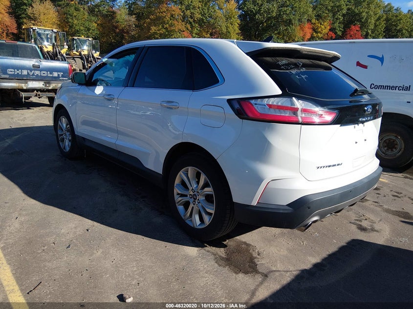 Vin: 2fmpk4k95mba27206, lot: 46820242, ford edge titanium 20213