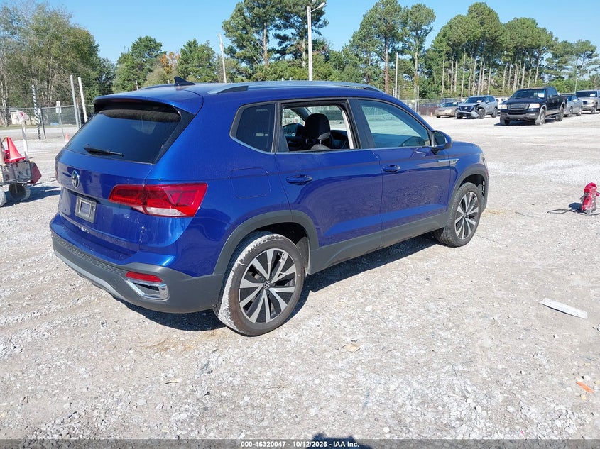 Vin: 3vvsx7b27rm060722, lot: 46820269, volkswagen taos 1.5t se 20244