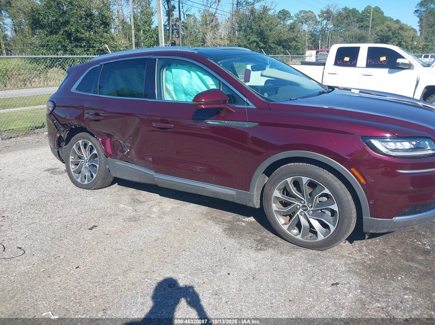LINCOLN NAUTILUS 2021, VIN 2LMPJ6K91MBL15484