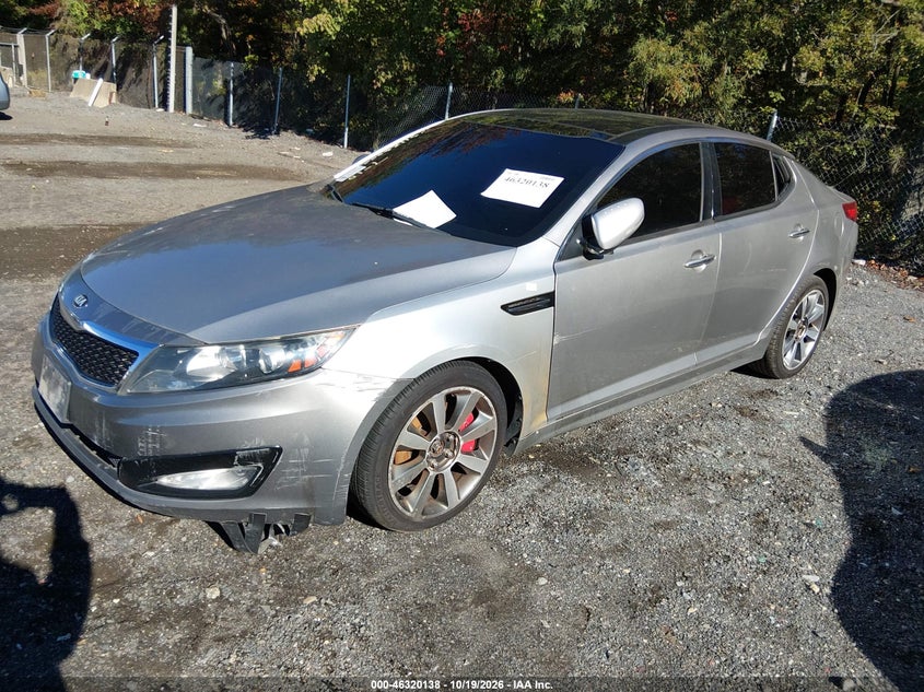 2013 Kia Optima Sx, All Over, IAAI, VIN 5XXGR4A64DG104428 — photo 2