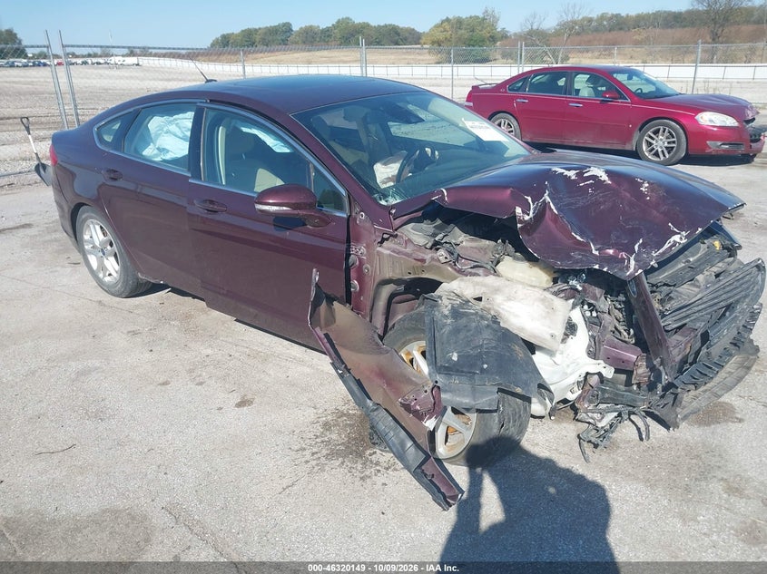 Vin: 3fa6p0hr0dr309861, lot: 46820371, ford fusion se 20131
