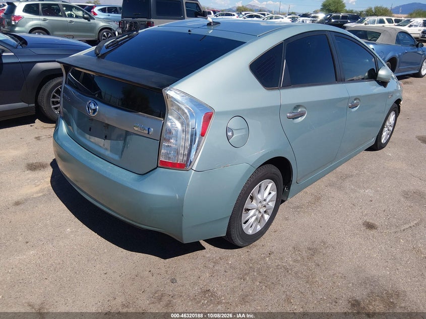 Vin: jtdkn3dp2c3014312, lot: 46820410, toyota prius plug-in 20124