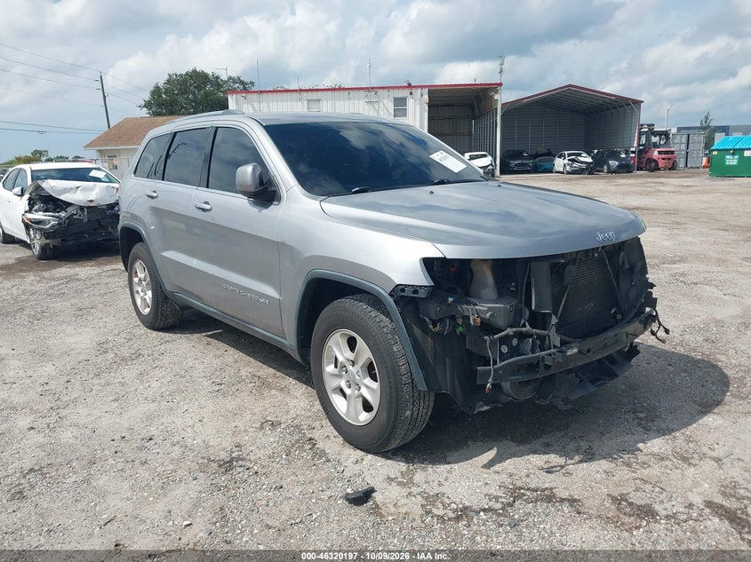 Vin: 1c4rjeag6fc219288, lot: 46820419, jeep grand cherokee laredo 20151