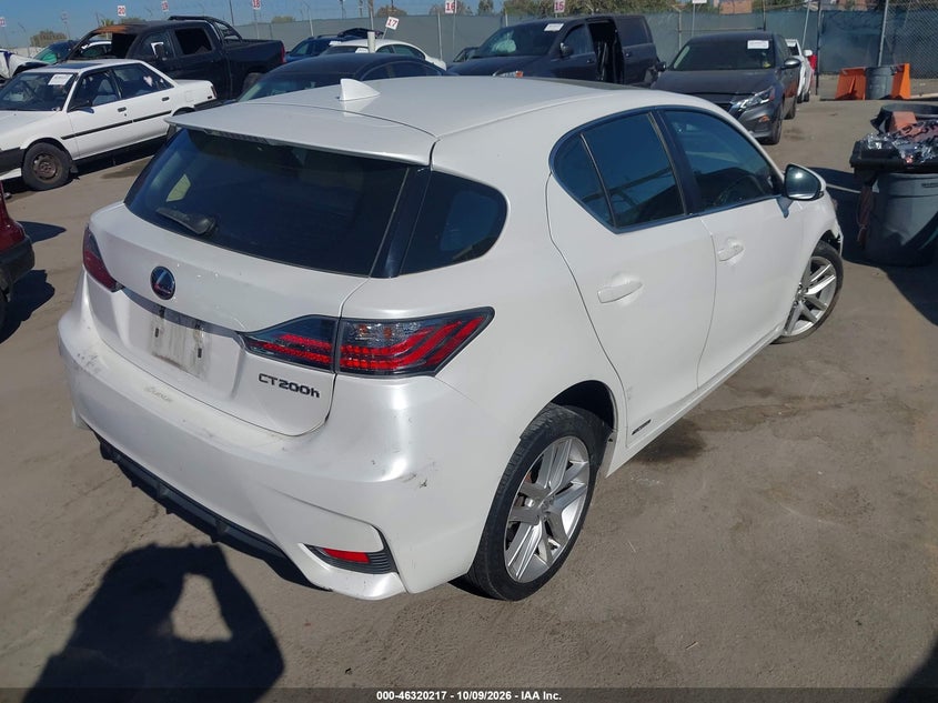 Vin: jthkd5bh9f2246084, lot: 46820439, lexus ct 200h 20154