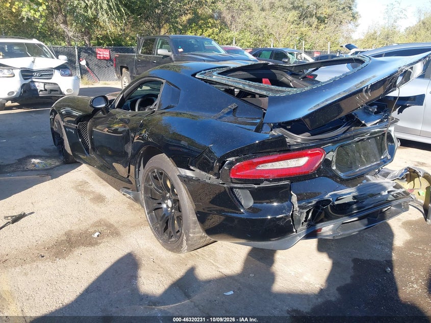 Vin: 1c3adeaz0fv510142, lot: 46820452, dodge viper srt 20153