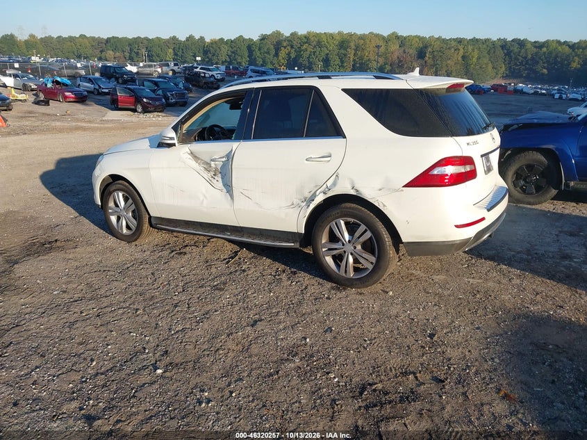 Vin: 4jgda5hb2da249042, lot: 46820479, mercedes-benz ml 350 4matic 20133