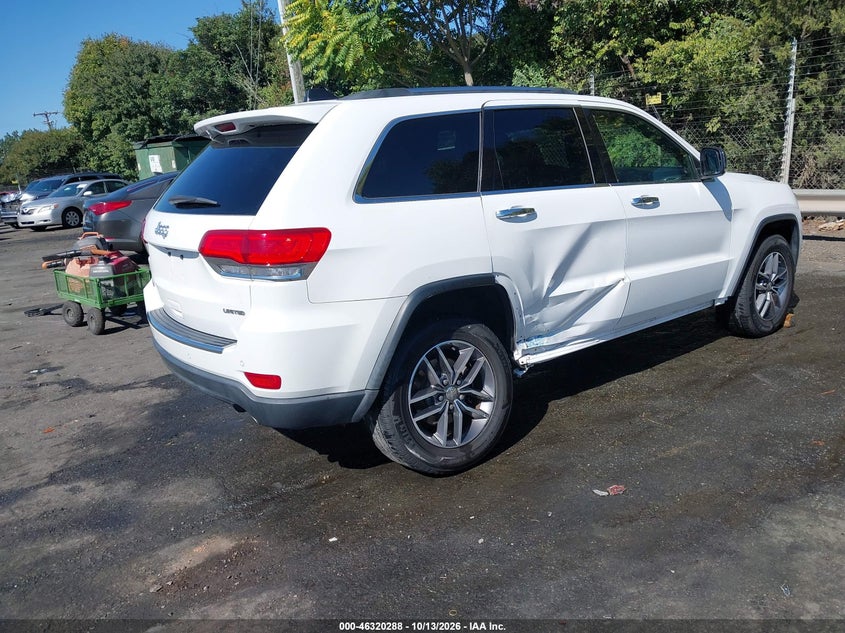 Vin: 1c4rjfbg2jc288234, lot: 46820510, jeep grand cherokee limited 4x4 20184