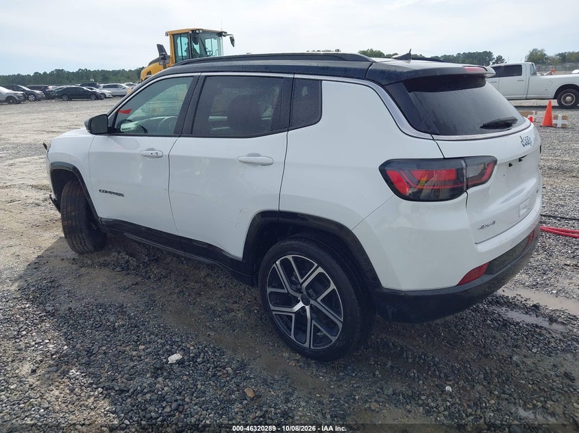 Vin: 3c4njdcn4st601046, lot: 46820511, jeep compass limited 4x4 20253