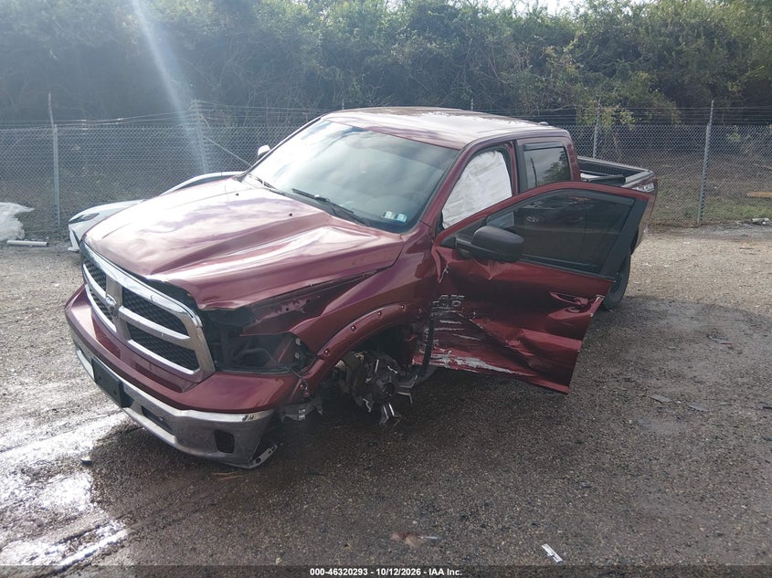 Vin: 1c6rr7tt5ks655202, lot: 46820515, ram 1500 classic slt  4x4 6'4 box 20192