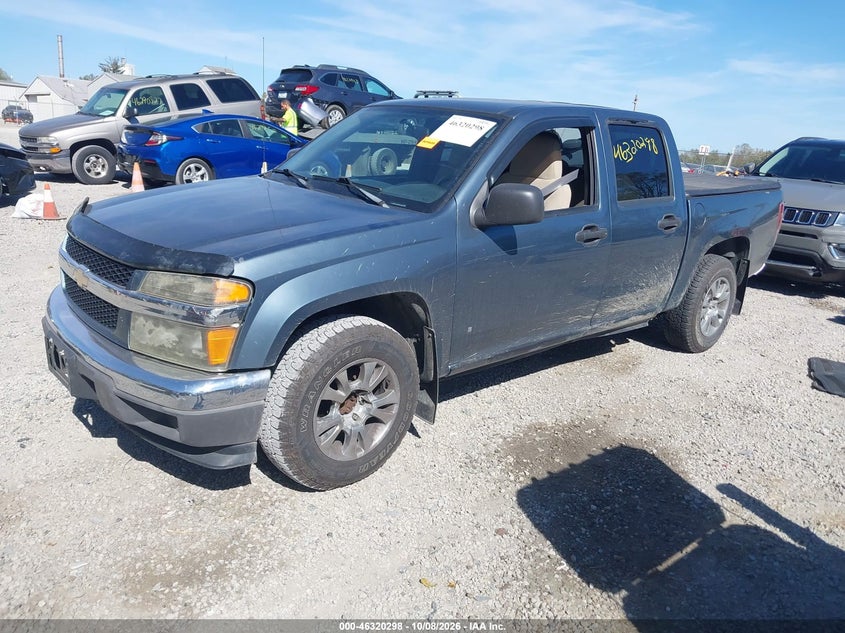 2007 Chevrolet Colorado Lt, Rear, IAAI, VIN 1GCCS13E378177139 — photo 2