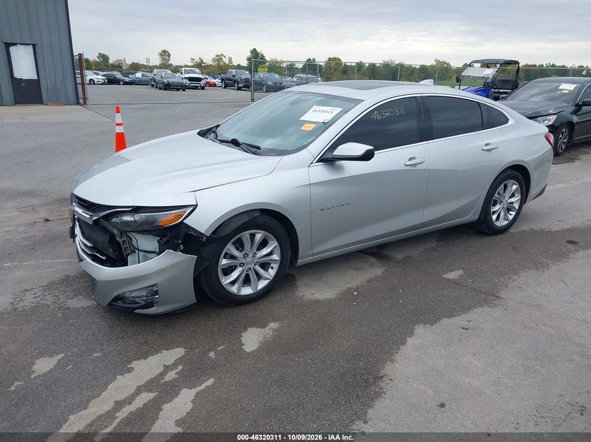 Vin: 1g1zd5st5mf041087, lot: 46820532, chevrolet malibu fwd lt 20212