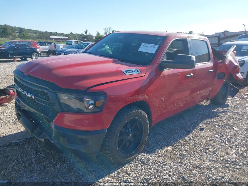 Vin: 1c6srfgtxrn137021, lot: 46820556, ram 1500 tradesman  4x4 5'7 box 20242