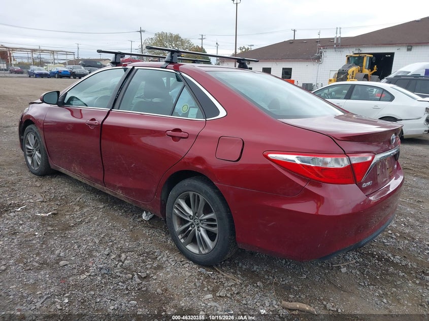 Vin: 4t1bf1fk1gu515268, lot: 46820577, toyota camry se 20163