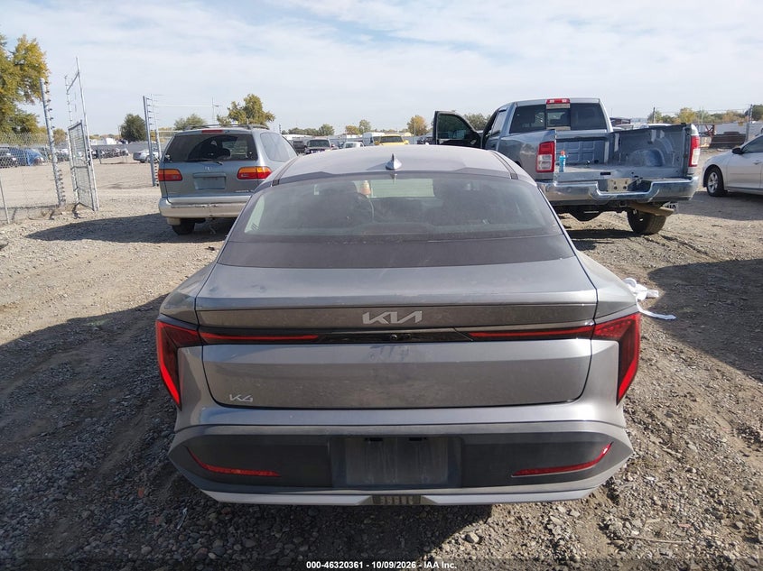 KIA K4 2026 VIN 3KPFT4DE2TE313643