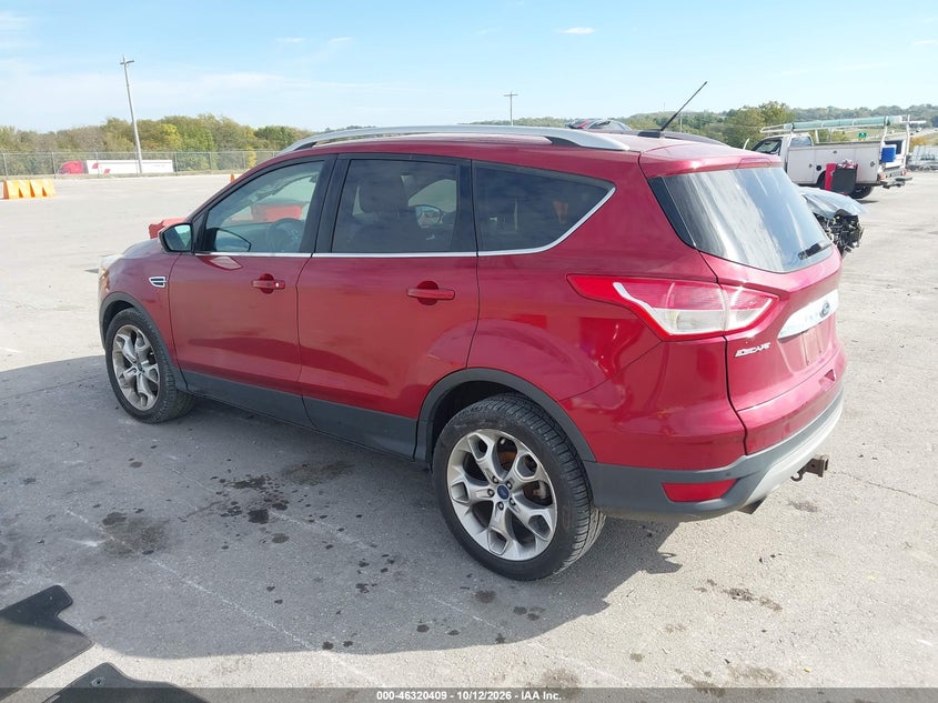 Vin: 1fmcu9j90fub94061, lot: 46820631, ford escape titanium 20153