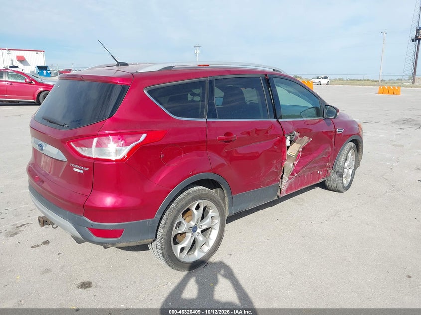 Vin: 1fmcu9j90fub94061, lot: 46820631, ford escape titanium 20154