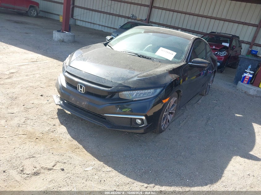 Vin: 2hgfc3b96kh355155, lot: 46820640, honda civic touring 20192
