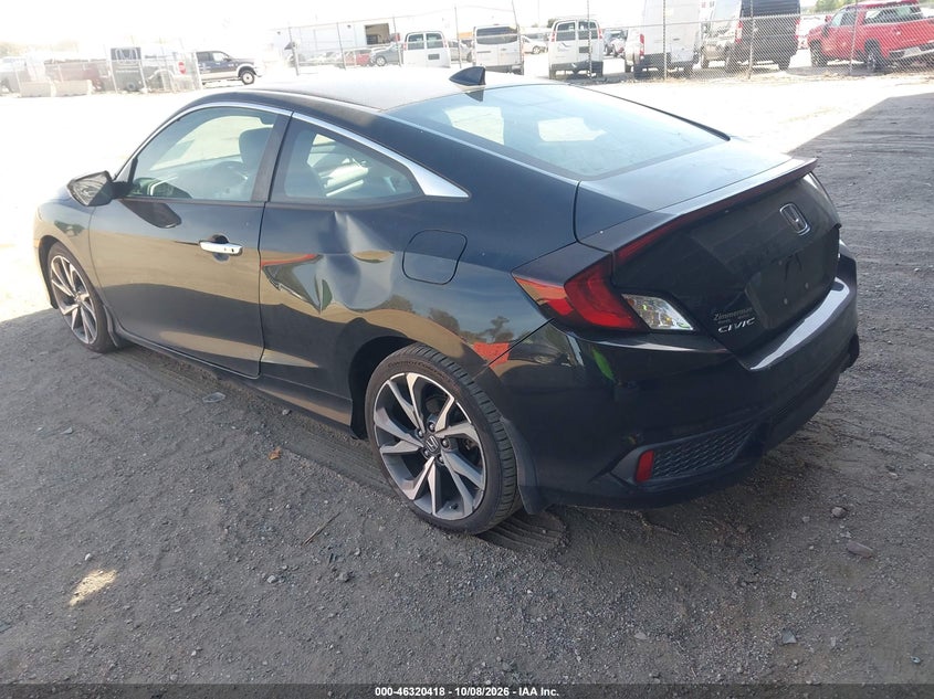 Vin: 2hgfc3b96kh355155, lot: 46820640, honda civic touring 20193