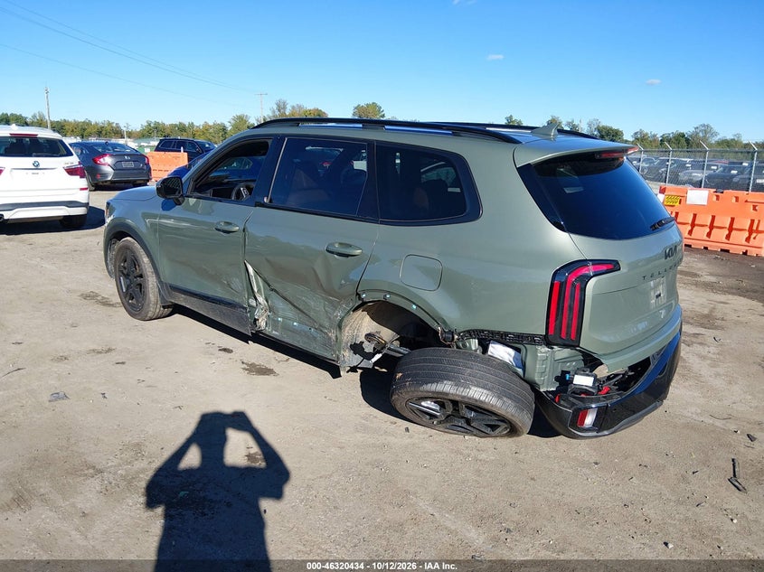 Vin: 5xyp5dgcxsg669428, lot: 46820656, kia telluride sx prestige x-line 20253