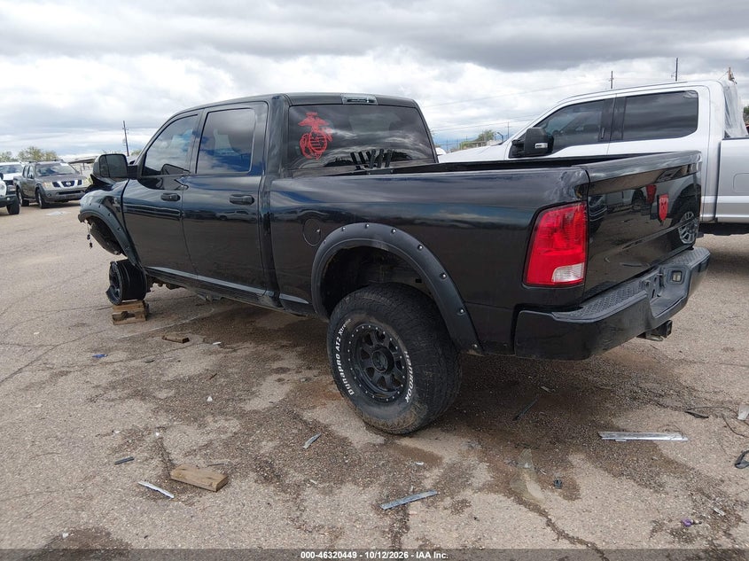 Vin: 3c6ur5cl2jg240519, lot: 46820671, ram 2500 tradesman  4x4 6'4 box 20183