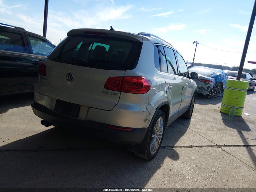 Vin: wvgav7ax6fw556034, lot: 46820682, volkswagen tiguan sel 20154