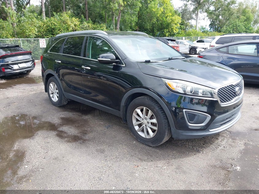 Vin: 5xypg4a38gg148931, lot: 46820695, kia sorento 2.4l lx 20161