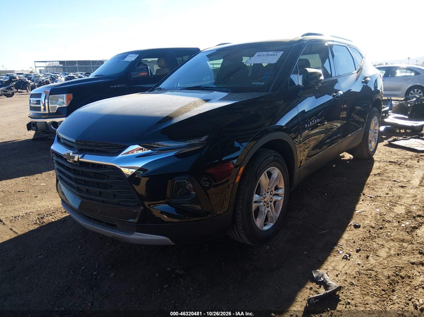Vin: 3gnkbcr43ns144028, lot: 46820703, chevrolet blazer fwd 2lt 20222