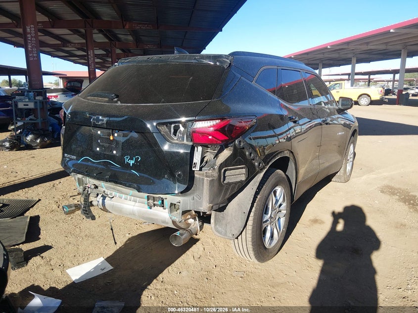 Vin: 3gnkbcr43ns144028, lot: 46820703, chevrolet blazer fwd 2lt 20224