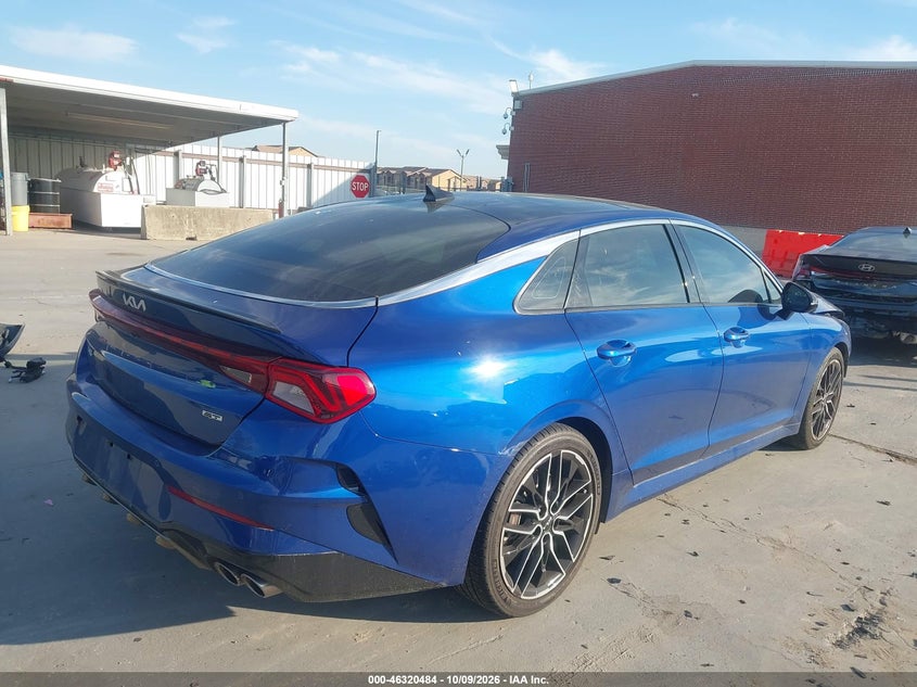 Vin: 5xxg44j83pg203021, lot: 46820706, kia k5 gt 20234
