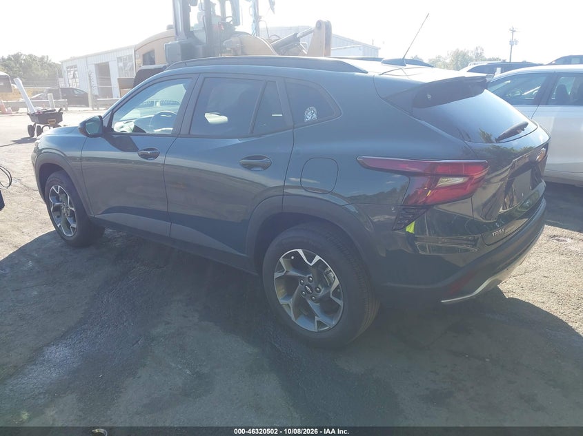 Vin: kl77lhepxsc176384, lot: 46820724, chevrolet trax fwd lt 20253