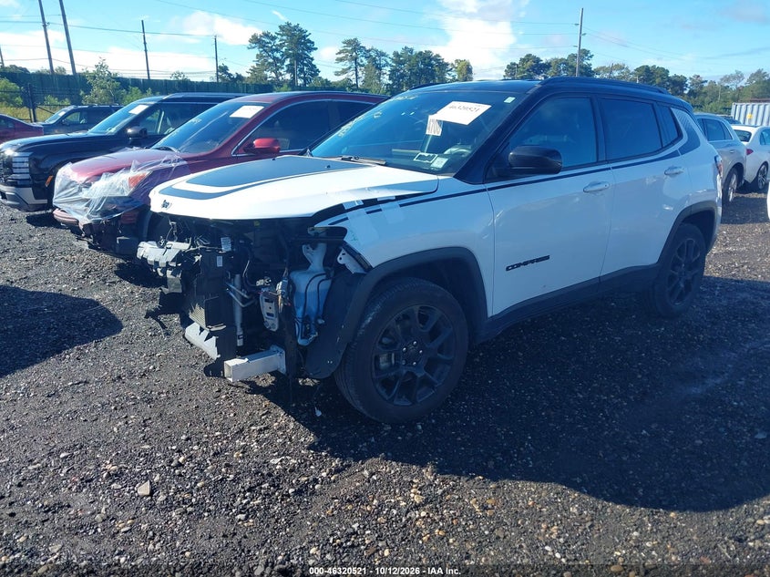 Vin: 3c4njdbb4nt194616, lot: 46820743, jeep compass altitude 4x4 20222