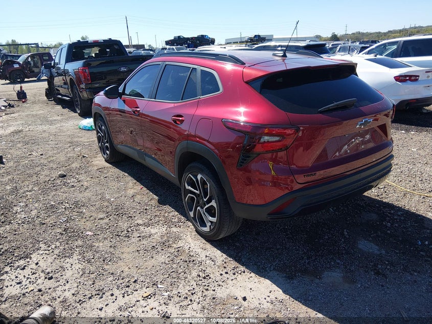 Vin: kl77ljep6sc179113, lot: 46820749, chevrolet trax fwd 2rs 20253