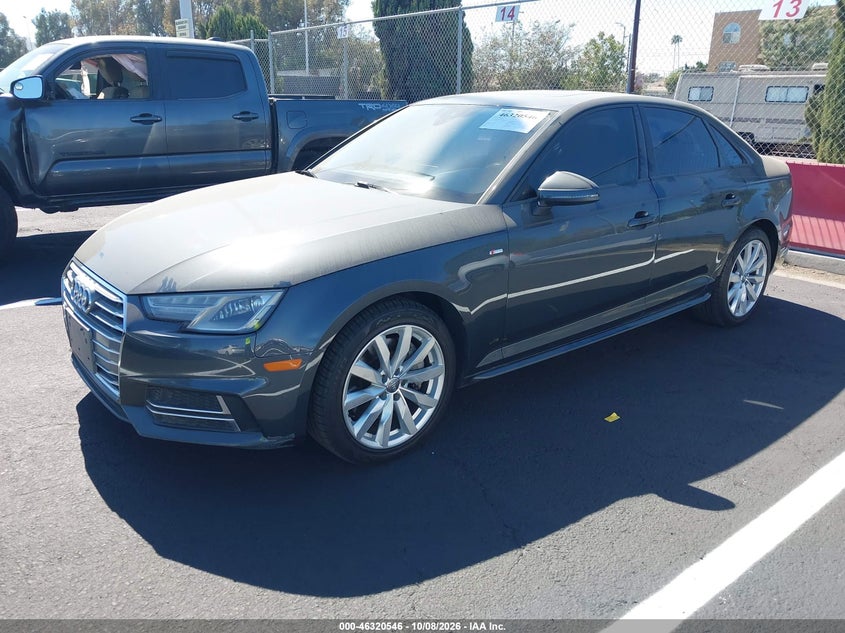 Vin: waudnaf46jn017843, lot: 46820768, audi a4 2.0t premium/2.0t tech premium 20182