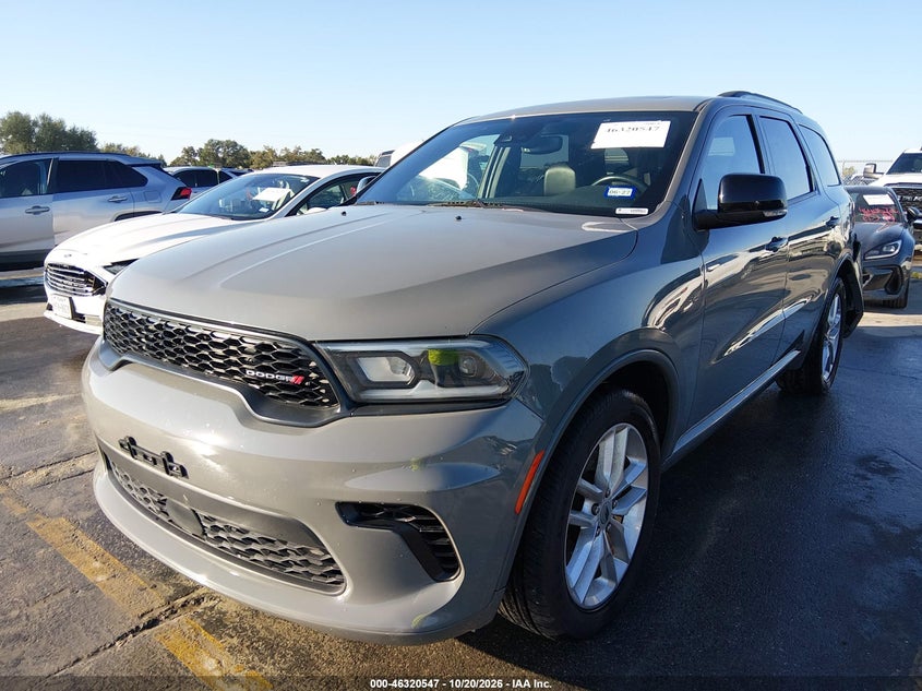 2024 Dodge Durango Gt Plus Rwd, All Over, IAAI, VIN 1C4RDHDG6RC118292 — photo 2