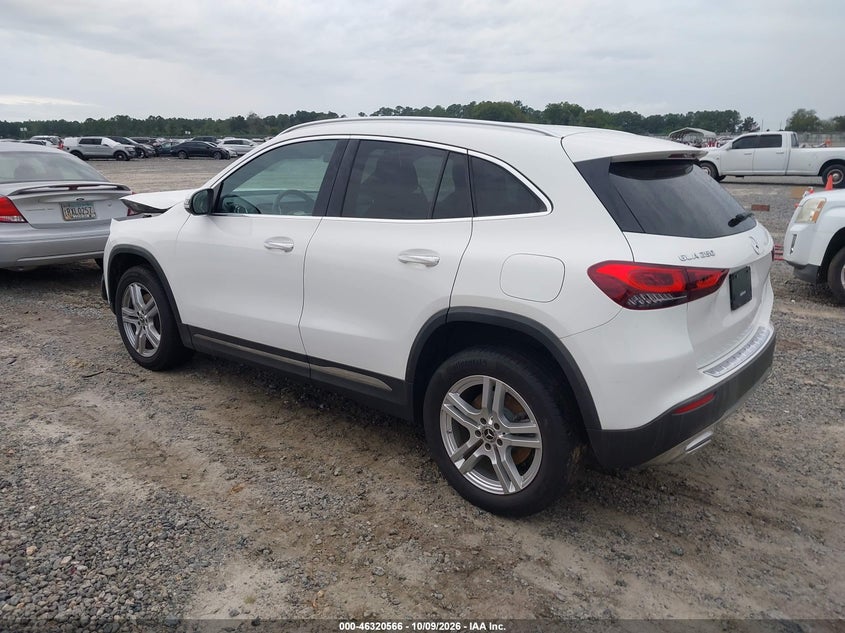Vin: w1n4n4gb6nj360532, lot: 46820788, mercedes-benz gla 250 20223