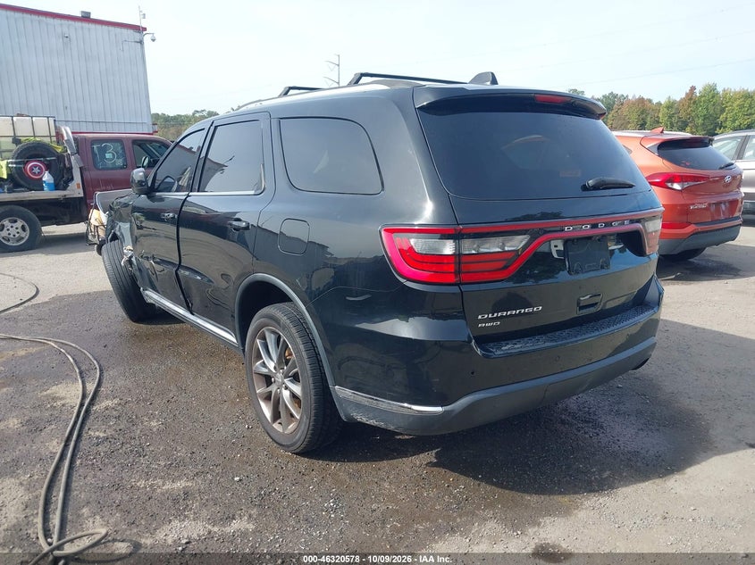 Vin: 1c4rdjag1hc629712, lot: 46820800, dodge durango sxt awd 20173
