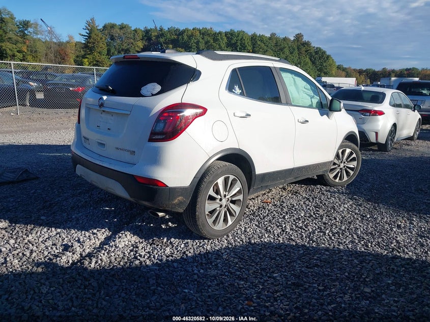 Vin: kl4cjgsb7hb001271, lot: 46820804, buick encore essence 20174