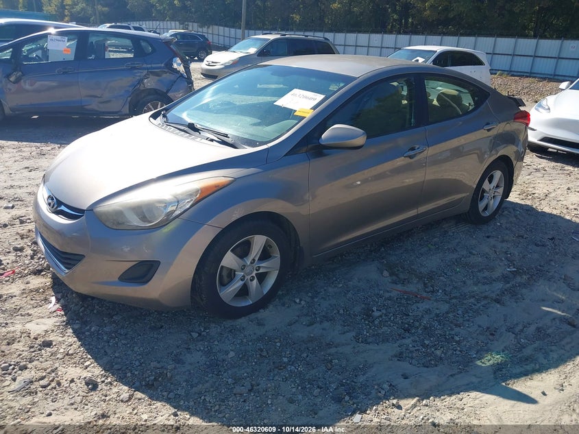 Vin: 5npdh4ae0dh274674, lot: 46820831, hyundai elantra gls 20132