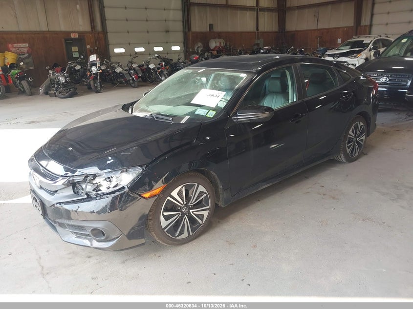 2017 Honda Civic Ex-L, Front End, IAAI, VIN 19XFC1F78HE204429 — photo 2