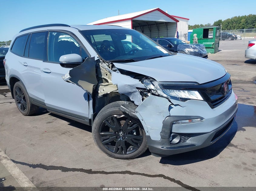 Vin: 5fnyf6h76nb045880, lot: 46820870, honda pilot awd black edition 2022 img_1