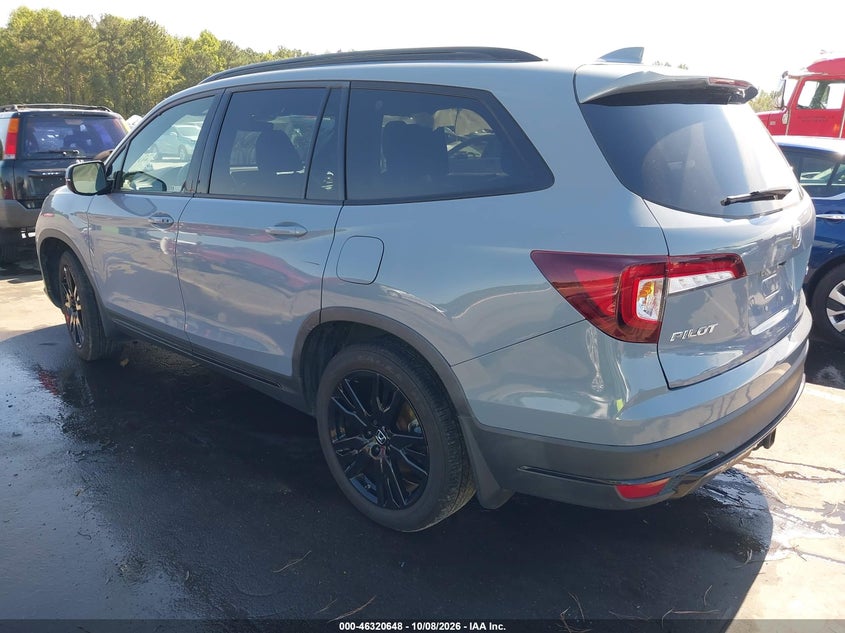 Vin: 5fnyf6h76nb045880, lot: 46820870, honda pilot awd black edition 20223